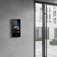 Contrôle d'accès intelligent tout-en-un, interphone visuel HD, écran IPS binoculaire, contrôle par application, résistant aux intempéries IP65, appareil mural