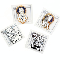 Nouveauté 2026 : Badges personnalisés uniques avec personnage d'anime, épingles émaillées plaquées or et argent avec initiales, sélection de police gratuite