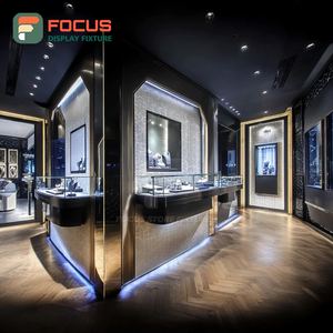 Fabricante de Sistemas de Exhibición de Joyería de Lujo Personalizados, Panel de Vidrio Templado, Mostrador de Exhibición para Espacios de Boutique - Product Image 3
