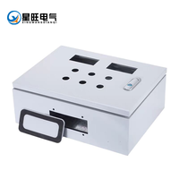Caja de Distribución Eléctrica Exterior de Acero Inoxidable Blanca con Montaje en Pared, IP65, con Recubrimiento Térmico y Tamaño Personalizable