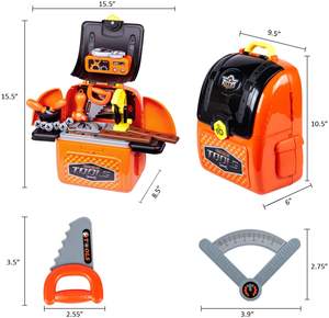 Juego <span class=keywords><strong>de</strong></span> <span class=keywords><strong>herramientas</strong></span> <span class=keywords><strong>de</strong></span> construcción para niños y niñas <span class=keywords><strong>de</strong></span> 3 a 12 años, regalo ideal - Product Image 2