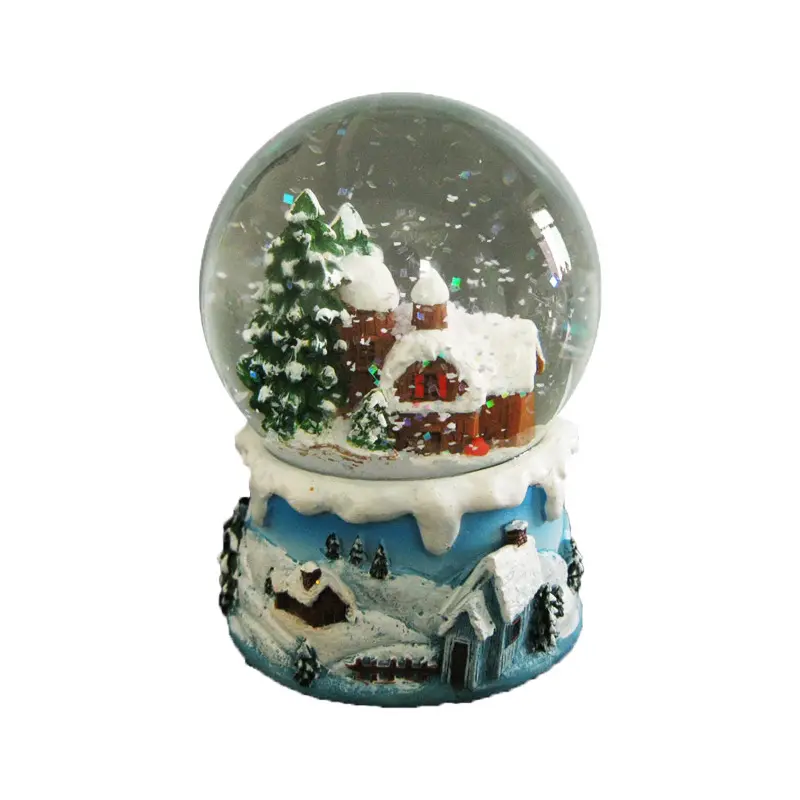 Хрустальный шар для рождественской елки, камень для поделок из смолы, украшение для помещений, подарки, садовые статуи, украшения, креативные полимерные поделки на заказ