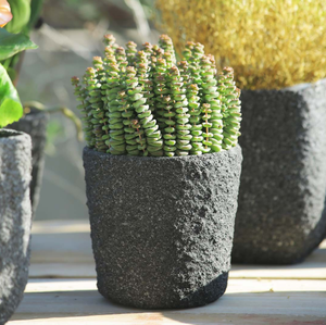 Serie de macetas de hormigón, elegante y versátil, pintura a mano, <span class=keywords><strong>piedra</strong></span> de imitación, óxido, contenedor cuadrado para plantas para el hogar - Product Image 6