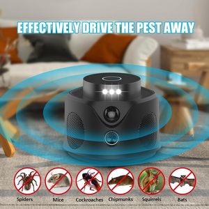 360 độ nhà siêu âm rat Repeller PIR cảm biến thông minh Điện tử Pest Repellent Roach động vật gặm nhấm Chuột Bug Chuột nhện - Product Image 2