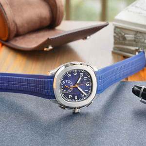 Relojes de Diseño de Lujo Personalizados de Alta Calidad con Correa de Goma, Reloj de Pulsera Mecánico Automático para Hombre, Cronógrafo Ultrafino - Product Image 5