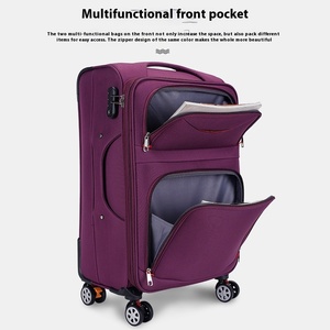 Large Capacity 20-28 Inch Fashionable Waterproof Oxford Cloth Spinner Travel Trolley Luggage with TSA <b>Lock</b> 4-Wheel 360 Spinner - Product Image 2