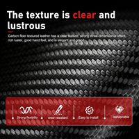 Nouveauté : 4 autocollants universels en fibre de carbone pour protection de seuil de porte de voiture, anti-rayures, protection de plaque de seuil de porte