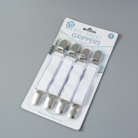 Lot de 4 attaches élastiques réglables blanches pour draps de lit, sangles d'angle pour canapé-lit, pinces de fixation pour la maison et l'hôtel