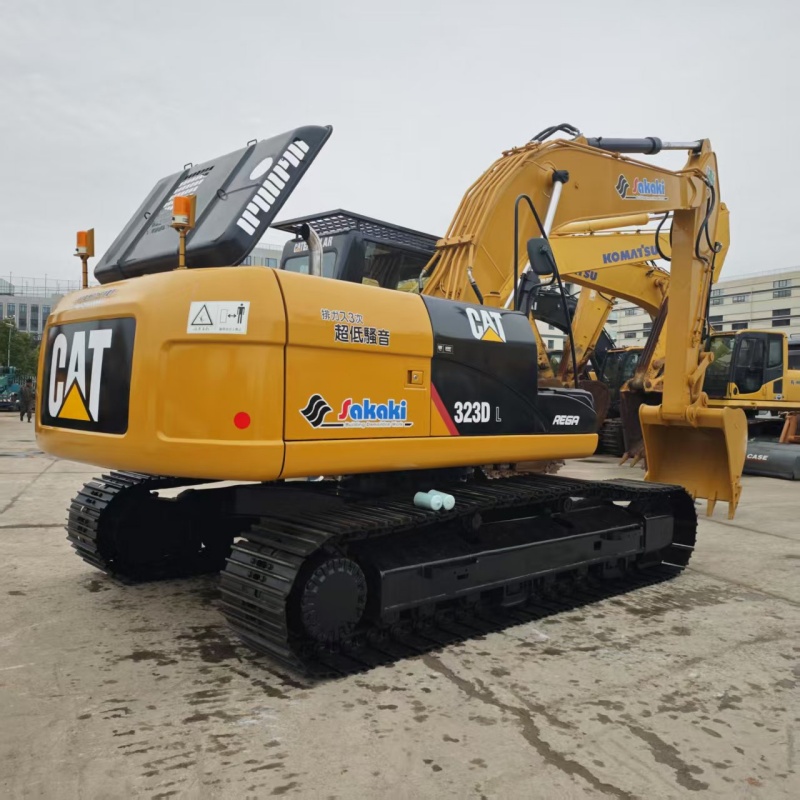 Хорошая гибкость, Подержанный DiggerChina, 23 тонны, CAT323D 323DL, строительная машина, б/у экскаватор для продажи