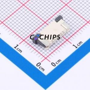 CAX-AFA07-06XCB-H2.5 FFC/FPC Connector SMD,P=1mm,Horizontal Mount Connector Drawer Type Bottom Contact 6P 1mm - Product Image 2