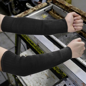 Gants anti-coupure en fibre de verre noire personnalisables, directement de l'usine, à double couche, manches longues, protection sûre pour - Product Image 6