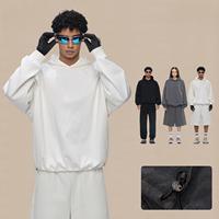 Sweat-shirts à capuche amples en coton de haute qualité pour hommes, avec logo personnalisé imprimé, coupe oversize, 480 g/m², épaules tombantes, épais et vierges