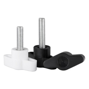 304 Stainless Steel Z-Handle Screw with Plastic Glue Head <b>Knob</b> Straight Hand Screw <b>for</b> <b>Dresser</b> Drawer <b>for</b> Bedroom Kitchen Villa - Product Image 1