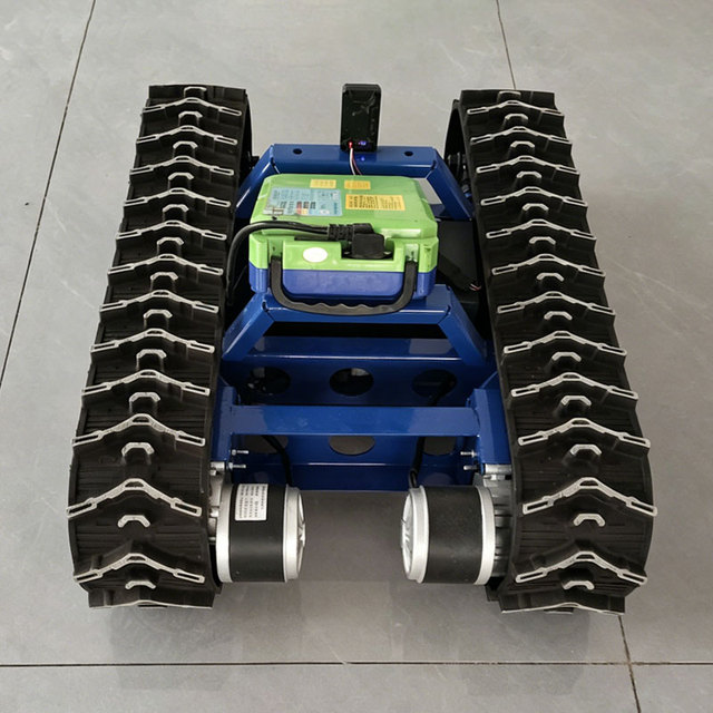 Small Battery Powered Tracked Crawler Chassis, Modular Undercarriage for Agricultural, Security & Intelligent Mobile Robots