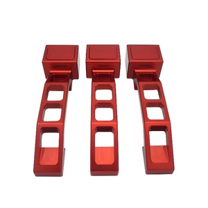 มือจับประตูอะลูมิเนียมแบบปรับแ<span class=keywords><strong>ต่</strong></span><span class=keywords><strong>ง</strong></span>ได้แม่นยำ CNC สำหรับรถโมเดล Wrangler - Product Image 3