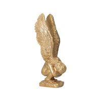 Décoration d'intérieur HZ : Statue d'ange en résine avec ailes, sculpture d'ange apportant la rédemption