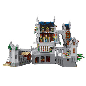 LuHu Mork 033010 château médiéval haute difficulté bloc de <span class=keywords><strong>construction</strong></span> assemblage modèle vacances cadeau MOC - Product Image 3