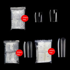 Ventes en gros de pointes d'ongles en gel X, couverture complète <span class=keywords><strong>XXL</strong></span>, 360 pièces, <span class=keywords><strong>faux</strong></span> ongles de haute qualité, pointes d'extension d'ongles en gel souple 3XL - Product Image 4