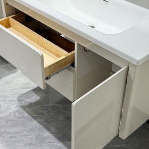 YING BAO Mobile Bagno Moderno con Armadietto Contenitore <span class=keywords><strong>a</strong></span> Parete, Mobiletto Angolare da Bagno Sospeso - Product Image 5