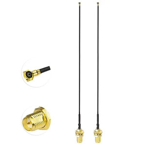 Fabbrica RP polarità inversa SMA paratia femmina a connettore U.fl connettore Ufl gruppo cavo WIFI con cavo Pigtail da 1.13mm - Product Image 4