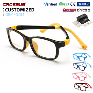 <span class=keywords><strong>Gafas</strong></span> de Computadora para Niños de Alta Calidad, Unisex, con Montura Amarilla y Protección Contra Luz Azul, Precio de Fábrica, Venta al Por Mayor, Personalizables - Product Image 1