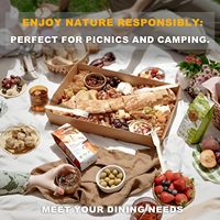 Fourchettes en bois jetables - 360 pièces, fourchettes compostables et biodégradables, fourchettes en bois écologiques - Ensemble de couverts jetables