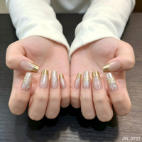 24 faux ongles carrés français rose nude pré-dessinés, réutilisables, en ABS, application sur les doigts, longueur moyenne