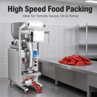 Machine d'emballage de sachets liquides à grande vitesse pour vinaigrette, mayonnaise et sauces en stick