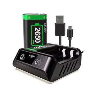 OEM Dual 2800mAh Battery For Xbox 1 S Controller USB Battery Charger Rechargeable Battery For Xbox Series X S Gamepad