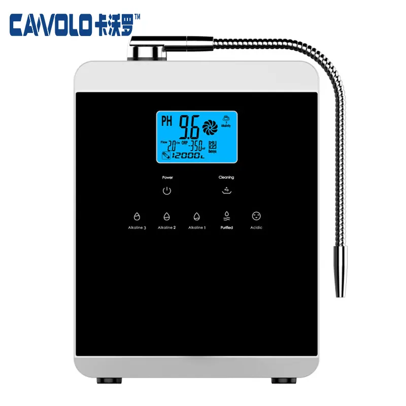 Ucuz fiyat alkali su ionizer/alkali su ekipmanları için dokunmatik ekran ile ev kullanımı