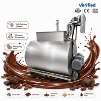 Machine à raffiner le chocolat pour chocolat noir, chocolat au lait, chocolat blanc, chocolat composé, masse de cacao, pâte à tartiner et garniture au chocolat