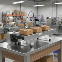 Impresora de Inyección de Tinta para Cintas Transportadoras Willita Mini TIJ, Impresión Automática de Fecha, Lote, Logotipo, Código QR para Bolsas, Cajas, Plástico, Máquina de Codificación de 600DPI