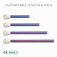 Connecteur adaptateur à 3 broches en cuivre de 5 mm à courant élevé, indice de protection IP66, certifié CE, pour assemblage de câbles à sertissage de précision personnalisé