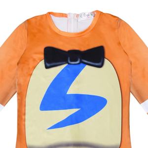 2022 nouveau Design mécanique ours Cosplay Costume <span class=keywords><strong>Halloween</strong></span> fête Orange ours combinaison masque ensemble complet - Product Image 5