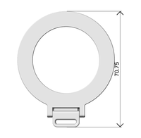 Support de téléphone portable magnétique flexible en alliage d'aluminium de haute qualité, anti-corrosion, réglable en hauteur, pour bureau et lit