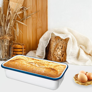 Bandeja esmaltada con logotipo personalizado, resistente al calor, vintage, <span class=keywords><strong>blanco</strong></span>, grado alimenticio, UE, 32cm - Product Image 4