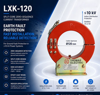 Transformateur de courant à noyau divisé LXK-120 de 120 mm de diamètre pour la protection contre les fuites à la terre