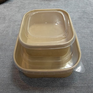 Cajas de embalaje de almuerzo para llevar duraderas y ecológicas para comida rápida Contenedor de <span class=keywords><strong>caja</strong></span> de embalaje de papel de grado alimenticio - Product Image 2