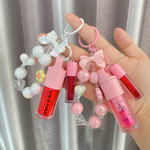 Minyak bibir berubah warna 2 in 1, dengan pemadat warna, minyak warna buah menyala, Label pribadi, gantungan kunci minyak bibir - Product Image 4
