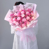 Fleur éternelle souffle de bébé bouquet de fleurs séchées cadeau de la Saint-Valentin fini envoyer un cadeau d'anniversaire de confession de petite amie