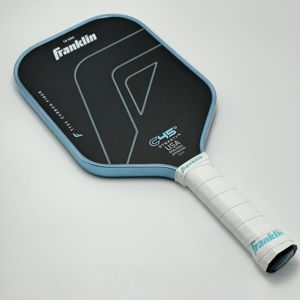Vente en gros de C45 certifiés pour les tournois USAP-A °   Raquette de pickleball DYNASTY 16 mm avec noyau en mousse, forme allongée, bleue - Product Image 4