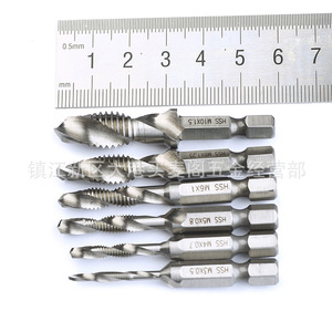 Three In One Composite <b>Tap</b> M3 M10 High Speed Steel Hex Shank Machine <b>Tap</b> Right Hand 62 Hrc Jiangsu Origin - Product Image 2