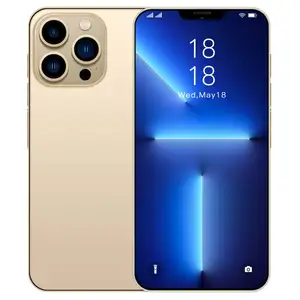 Amazon New Product New Design Full View i14 Pro Max 5G Phone 6.8-inch 16GB+1TB Face Recognition Unlock LTE 5G Phone