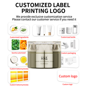 Crème aux peptides <span class=keywords><strong>Anti</strong></span>-âge Raffermissante Réparatrice Hydratante Lissante Éclaircissante Élasticité de la peau <span class=keywords><strong>Rides</strong></span> fines Glycérine Squalane - Product Image 2