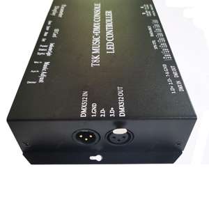 وحدة تحكم DMX512 Music T8K قابلة للبرمجة SPI وحدة تحكم <span class=keywords><strong>LED</strong></span> WS2811 WS2812B WS2811 SK6812 RGBW وحدة تحكم <span class=keywords><strong>LED</strong></span> بشريط <span class=keywords><strong>LED</strong></span> - Product Image 3