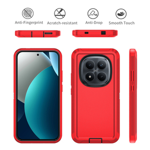 Coque de téléphone robuste pour <span class=keywords><strong>Xiaomi</strong></span> Redmi Note 15 14 13 12 11 4G 5G, étui de protection antichoc avec clip et béquille - Product Image 6