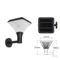 Outdoor Ip65 Waterdicht Aluminium Led Pillar Poortverlichting 5 W Pc Elektrische Muurbevestiging Nachtlampje Voor Patio Tuin Tuin