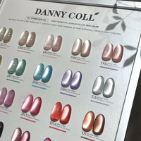 Collection de vernis à ongles en gel effet œil de chat Jelly, 25 couleurs, nouvelle conception Danny Coll, gel UV, étiquette privée