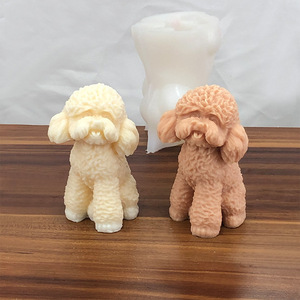 Fabricant Différents Chiots Bougie Moule Animaux Chiots Cire De Soja Moule En Silicone Chat Chien Décoration Maison - Product Image 5