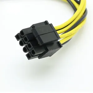 SATA 15针转8针 6+2 PCIe显卡电源线 1转2分线器适配器 PC线束 - Product Image 3